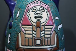 Hot Pamono Art Deco Egyptian Revival Style Ceramic Pitcher, 1930s