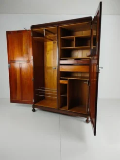 Outlet Pamono Art Deco English Gentlemans Wardrobe, 1930