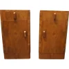Online Pamono Art Deco Figured Walnut Bedside Cabinets, 1930s, Set of 2