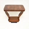 Pamono Art Deco Figured Walnut Occasional Side Table, 1920s> Coffee & Side Tables
