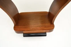 Pamono Art Deco Figured Walnut Occasional Side Table, 1920s><noscript><img width=