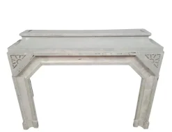 Pamono Art Deco Fireplace in Lacquered Wood with Faux Stone Finish, 1940s><noscript><img width=
