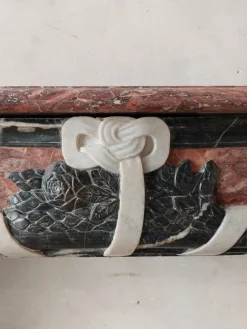 Clearance Pamono Art Deco Fireplace in Marble