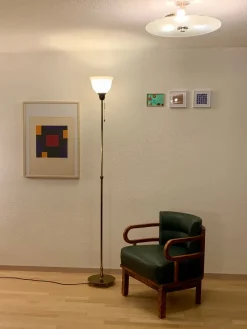 Pamono Art Deco Floor Lamp from Bag Turgi, 1930s><noscript><img width=