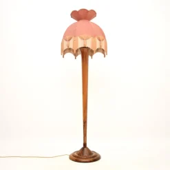 Hot Pamono Art Deco Floor Lamp in Walnut, 1920s