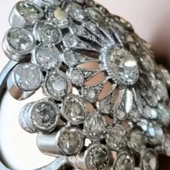Outlet Pamono Art Deco Floral Diamond Ring, 1915