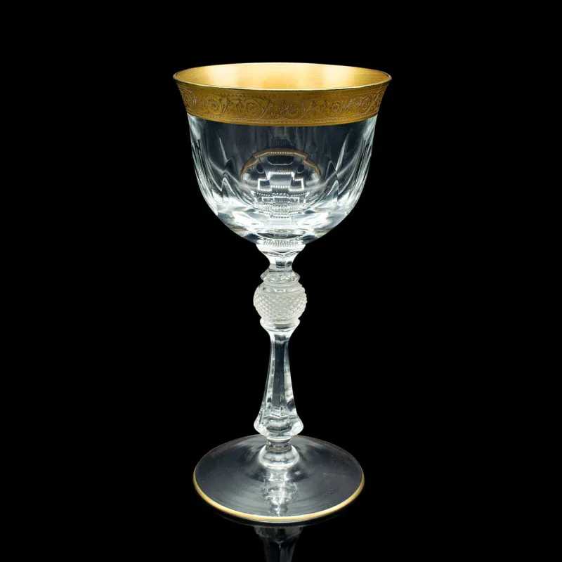 Pamono Art Deco French Celebratory Port Glasses, 1920s, Set of 2> Glassware