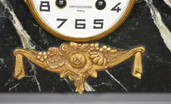 Pamono Art Deco French Clock Set by Comptoir General, M Schnerb, Paris, 1920s, Set of 3><noscript><img width=