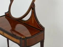 Pamono Art Deco French Marquetry Vanity attributed to Maurice Dufrene, 1920s><noscript><img width=