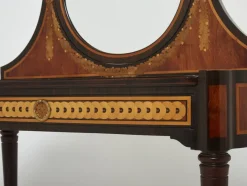 Pamono Art Deco French Marquetry Vanity attributed to Maurice Dufrene, 1920s><noscript><img width=