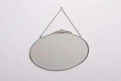 Pamono Art Deco French Oval Shaped Mirror, 1930s><noscript><img width=