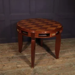 Online Pamono Art Deco Games Table by Jules Leleu, 1940s