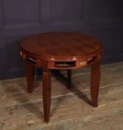 Online Pamono Art Deco Games Table by Jules Leleu, 1940s