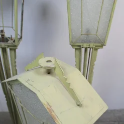 Online Pamono Art Deco Garden Lamp Game, 1930s, Set of 4