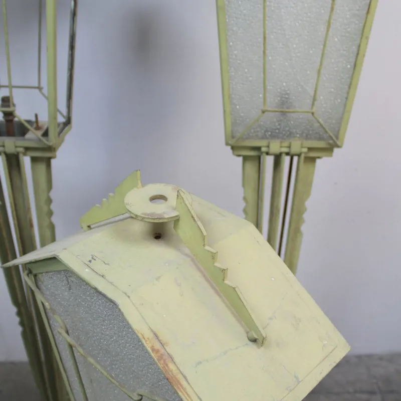 Online Pamono Art Deco Garden Lamp Game, 1930s, Set of 4