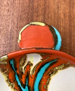 Pamono Art Deco German Pottery Bowl from Carstens Uffrecht Keramik, 1930s><noscript><img width=