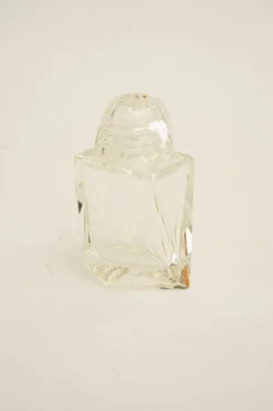 Outlet Pamono Art Deco Glass Salt and Pepper with Toothpick Holders, Vienna, 1920s