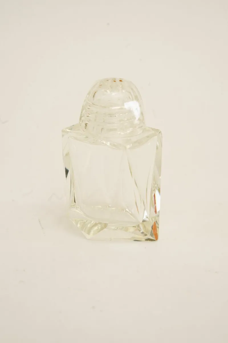 Outlet Pamono Art Deco Glass Salt and Pepper with Toothpick Holders, Vienna, 1920s