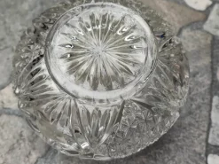 Online Pamono Art Deco Glass Sugar Bowl with Plated Lid, 1930s