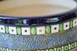 Clearance Pamono Art Deco Glazed Ceramic Planter, 1910