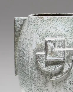 Discount Pamono Art Deco Glazed Ceramic Vase, 1930s
