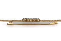 Outlet Pamono Art Deco Gold Brooch with Diamonds, Spain, 1930s