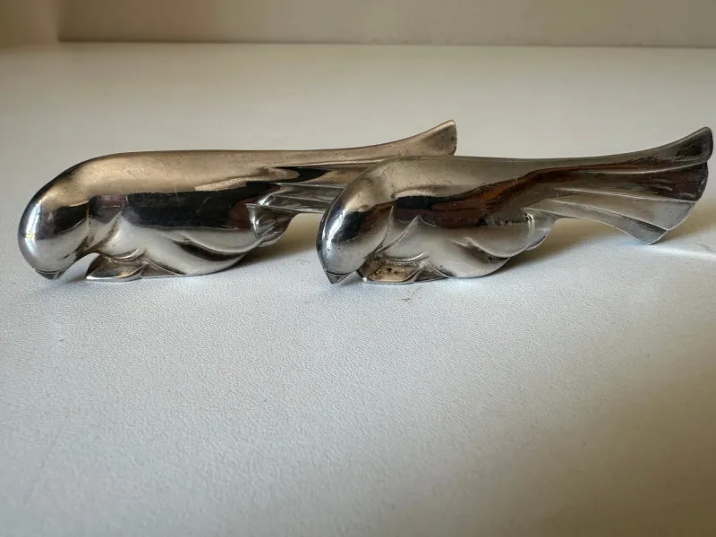 New Pamono Art Deco Goldsmith Knife Holders in Silver Metal from Gallia, 1930s, Set of 12