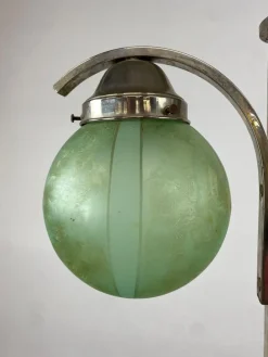 Pamono Art Deco Green Hanging Lamp, 1930s><noscript><img width=