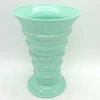 Clearance Pamono Art Deco Green Jadeite Art Glass Vase, 1920s