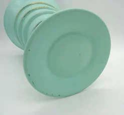 Clearance Pamono Art Deco Green Jadeite Art Glass Vase, 1920s