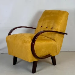 Hot Pamono Art Deco H-410 Chairs by Jindřich Halabala for Up Zavody, 1930s, Set of 2