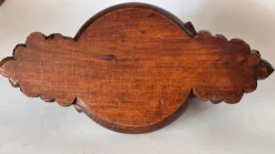 Clearance Pamono Art Deco Hand-Carved Wooden Fruit Basket, France, 1930s