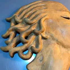 Outlet Pamono Art Deco Hungarian Ceramic Wall Mask by Dr Rank Rezso, 1930s
