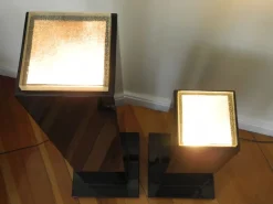 Best Pamono Art Deco Illuminated Columns, Set of 2
