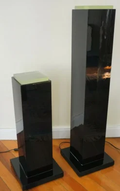 Best Pamono Art Deco Illuminated Columns, Set of 2