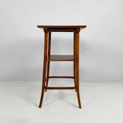 New Pamono Art Deco Italian Square Wooden Pedestal, 1920s