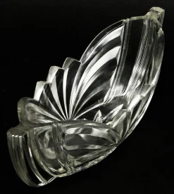 Pamono Art Deco Jardiniere from Niemen Glassworks, Poland, 1930s><noscript><img width=