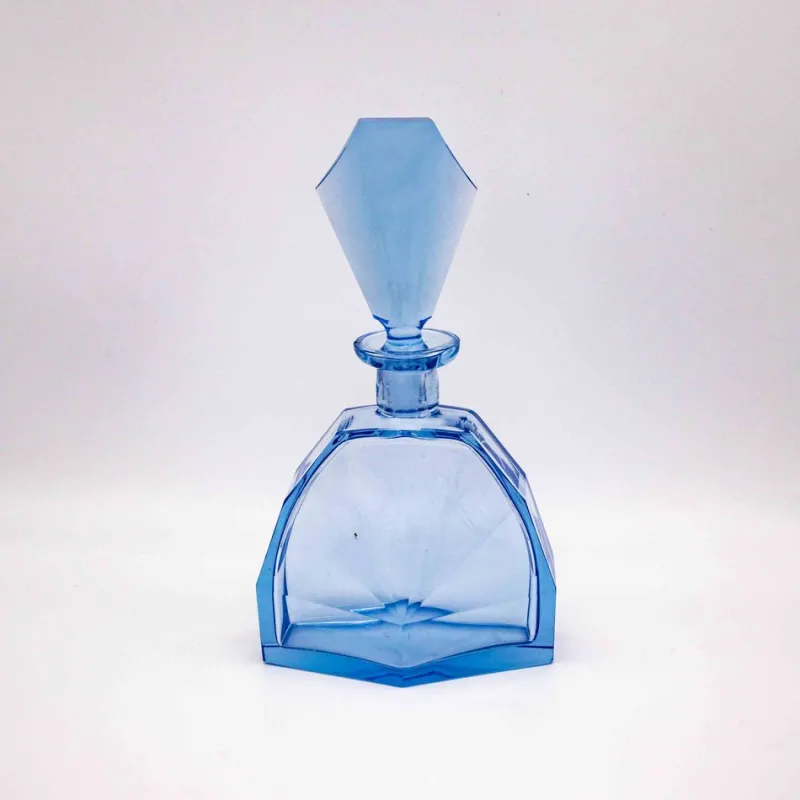Pamono Art Deco Liquor Set by Moser, 1920s, Set of 5> Bottles, Carafes & Jugs