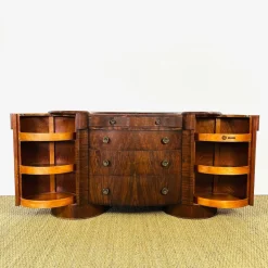 Pamono Art Deco Macassar Dressing Table by Shrager, England, 1930><noscript><img width=