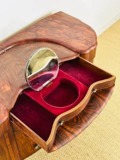 Pamono Art Deco Macassar Dressing Table by Shrager, England, 1930><noscript><img width=