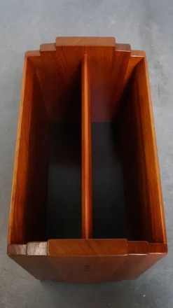 New Pamono Art Deco Magazine Rack Decoforma Series from Schuitema