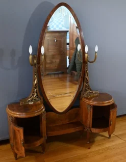 Pamono Art Deco Mahogany and Thuya Dressing Table, 1920><noscript><img width=