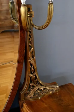 Pamono Art Deco Mahogany and Thuya Dressing Table, 1920><noscript><img width=