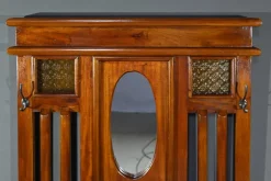 Pamono Art Deco Mahogany Coat Rack, 1930s><noscript><img width=