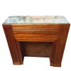 Pamono Art Deco Mahogany Fireplace, 1930s> Fireplaces And Mantels