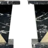 Pamono Art Deco Marble Mini Pedestals, 1930s, Set of 2> Pedestals And Columns