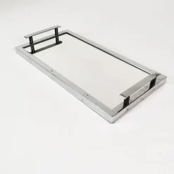 Pamono Art Deco Mirror Tray, Former Czechoslovakia, 1930s> Trays