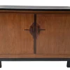 Hot Pamono Art Deco Modern Sideboard with Black Lacquered Top, 1930s