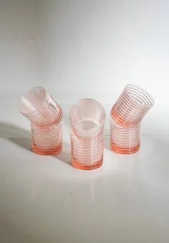 Pamono Art Deco Murano Glasses by Mariana Iskra, Set of 6><noscript><img width=