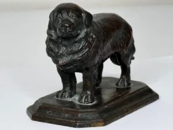 Outlet Pamono Art Deco Newfoundland Marine Rescue Dog, 1925, Bronze
